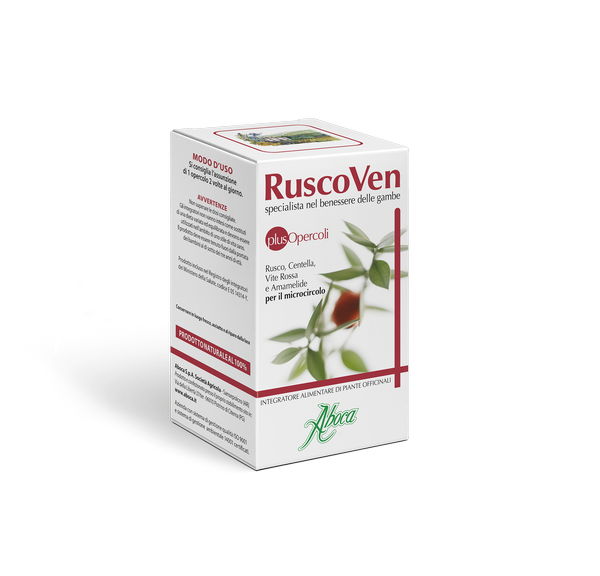 Aboca Rossa Ruscoven Plus, 50 Capsule, - Immagine 4