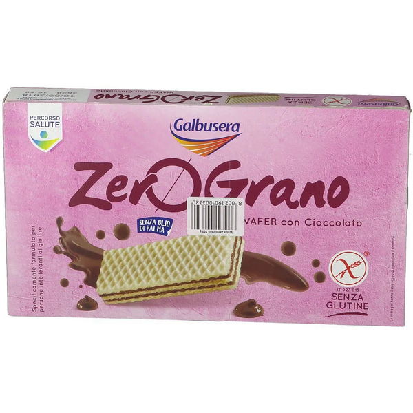GALBUSERA Wafer Al Cioccolato Per Celiaci Senza Glutine Zerograno 180 G - Immagine 6