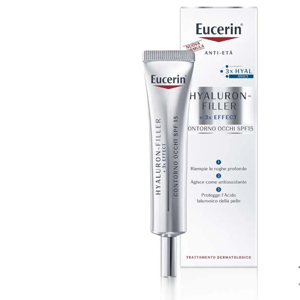 Eucerin Hyaluron-Filler Contorno Occhi 15ml Trattamento Antirughe Con Acido Ialuronico