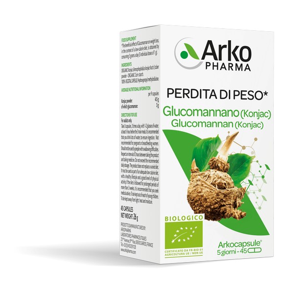 Arkopharma Glucomanno Bio 45 Capsule - - - Immagine 5