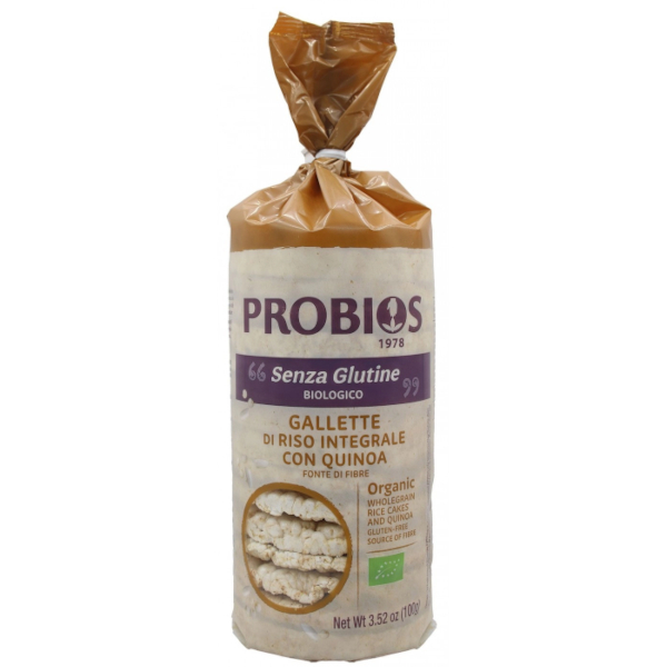 Probios Rice&Rice R&R Gallette Riso+Quinoa 100G - Immagine 5