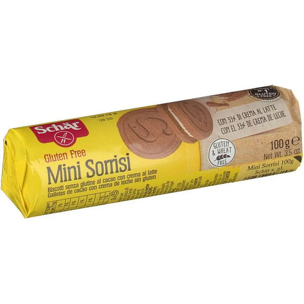 Schar Crema Mini Sorrisi Biscotti Al Cacao Con Al Latte Senza Glutine 100 G - Immagine 9