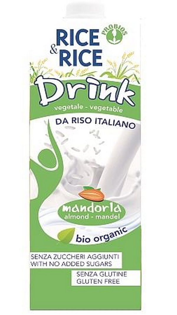 Probios Rice&Rice Bevanda Di Riso Alle Mandorle 1 Litro - Immagine 3