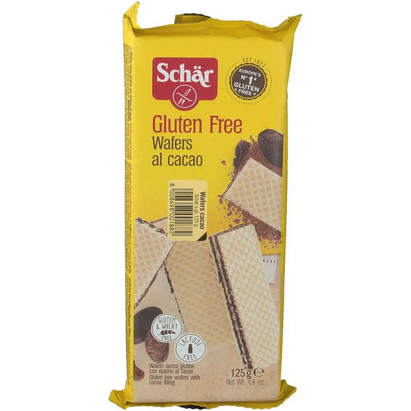 SCHAR Wafers Al Cacao Per Celiaci Senza Glutine 125 G - Immagine 6