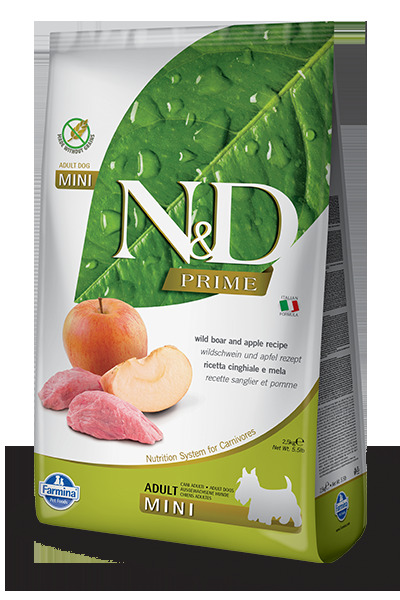 N&D DOG CINGH MEL AD MINI 800G