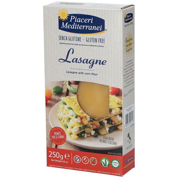 Piaceri Mediterranei Pasta Farina Mais Lasagne Per Dieta Senza Glutine 250 G - Immagine 6