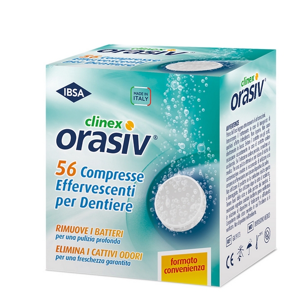Orasiv Clinex 56 Compresse Effervescenti Per Pulizia Protesi