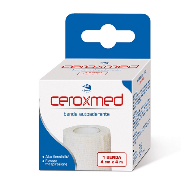 Ceroxmed - Nova Argentia Ind. Farm Benda Elastica Autoaderente 4 X 400 Cm 1 Pezzo - Immagine 7