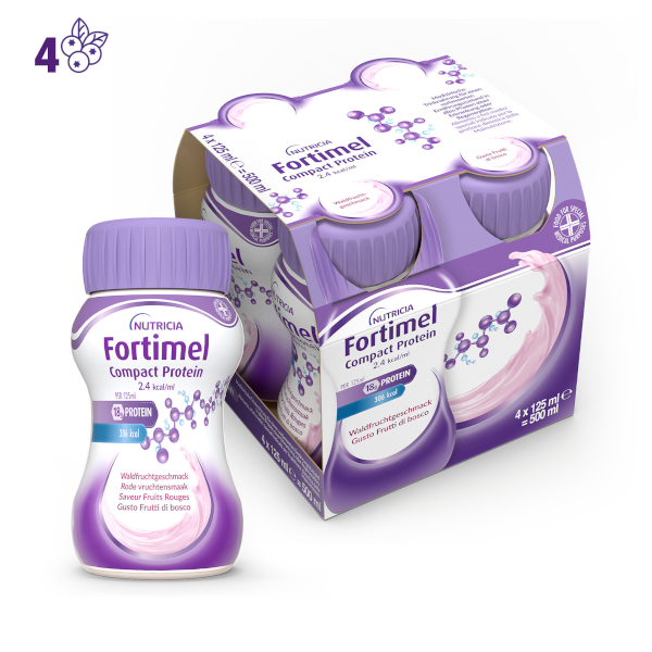 Fortimel Compact Protein Frutti Di Bosco 4x125 Ml
