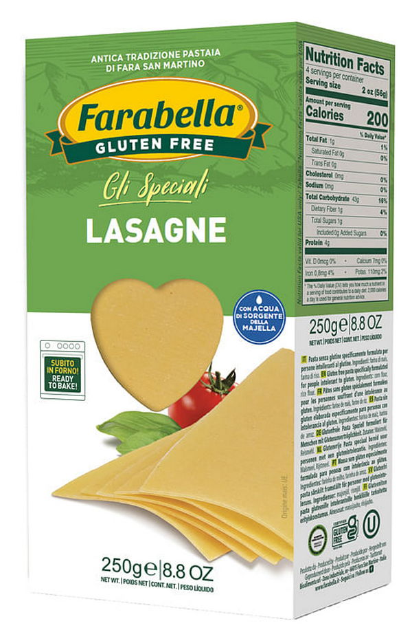 FARABELLA Lasagne senza glutine 250 g - Immagine 6
