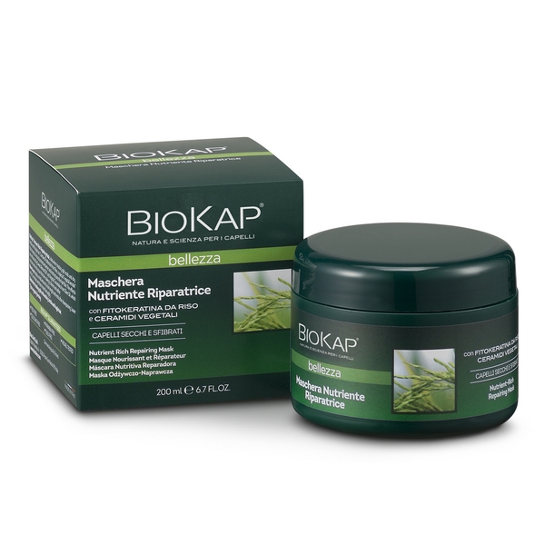 Biokap Bios Line Biokap® Maschera Nutriente Riparatrice 200 Ml Soluzione - Immagine 8