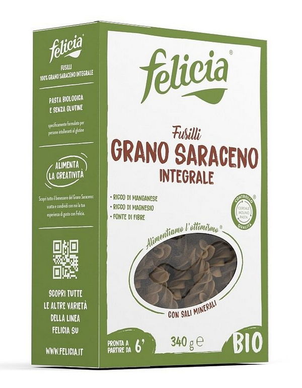 Felicia Grano Fusilli Bio Al Saraceno, Senza Glutine 340G - Immagine 3