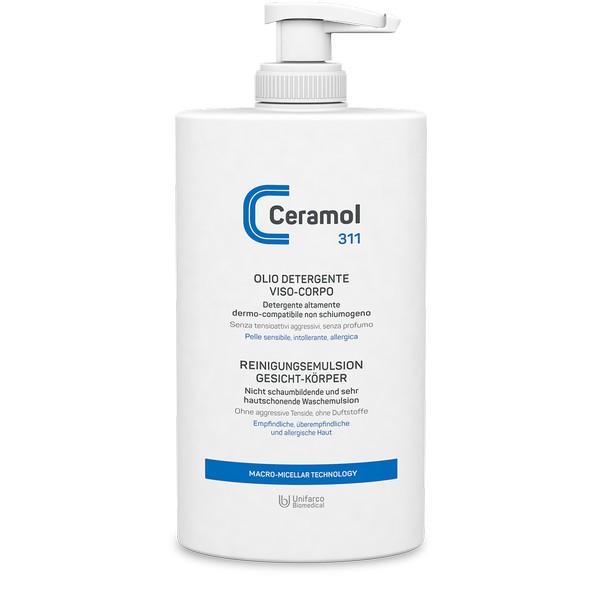 Unifarco Spa Ceramol Olio Detergente Viso Corpo 400Ml - Immagine 10