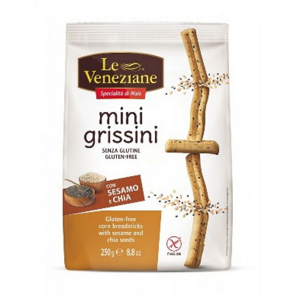 Leveneziane | Le Veneziane Le Veneziane Mini Grissini Sesamo E Chia 250 G G - Immagine 6