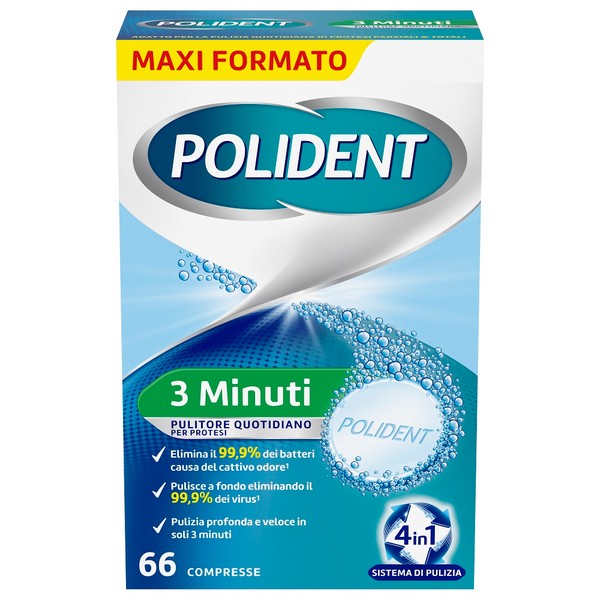 Polident 3 Minuti 66 Compresse - Immagine 5