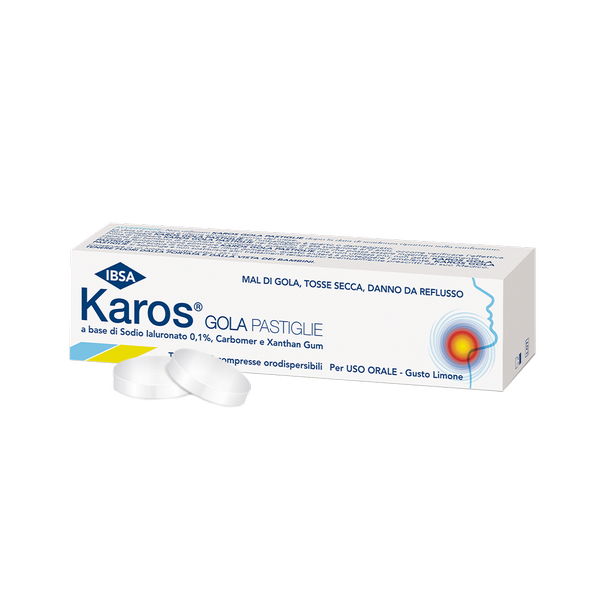 Ibsa Farmaceutici Karos Gola Pastiglie Per Il Mal Di Gola Ibsa 20 Pastiglie - Immagine 7