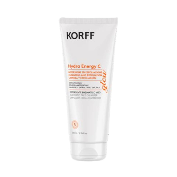 Korff Hydra Energy C Glow Detergente Viso Per Detersione Ed Esfoliazione 200Ml - Immagine 4