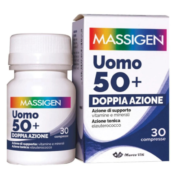Marco Viti Uomo Rossi - Massigen Multivitaminico 50+ 30 Compresse - Immagine 4