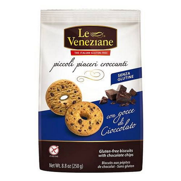 Molino Di Ferro Le Veneziane Biscotti Gocce Di Cioccolato Senza Glutine 250 G - Immagine 6
