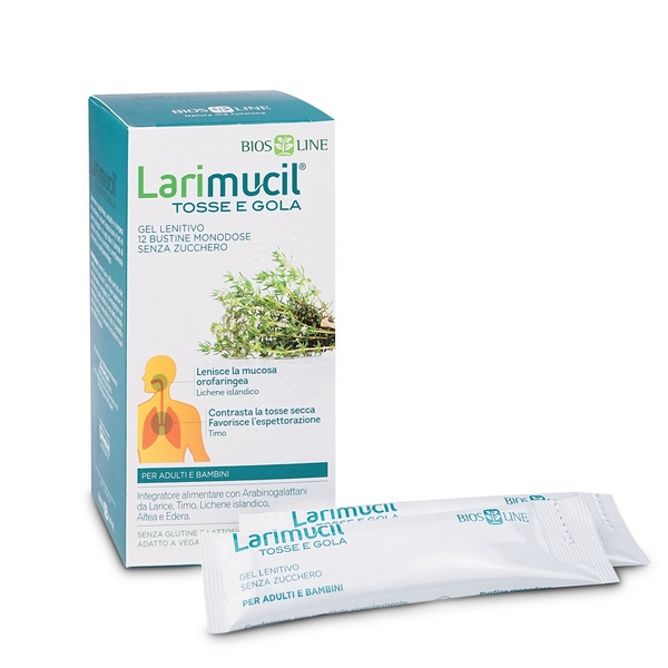 Larimucil Tosse Gola - Contrasta La Tosse E Favorisce L'Espettorazione 12 Bustine - Immagine 7