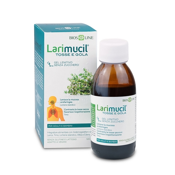 Larimucil Tosse Gola 120 ml - Integratore Per La Tosse Secca E Grassa - Immagine 5