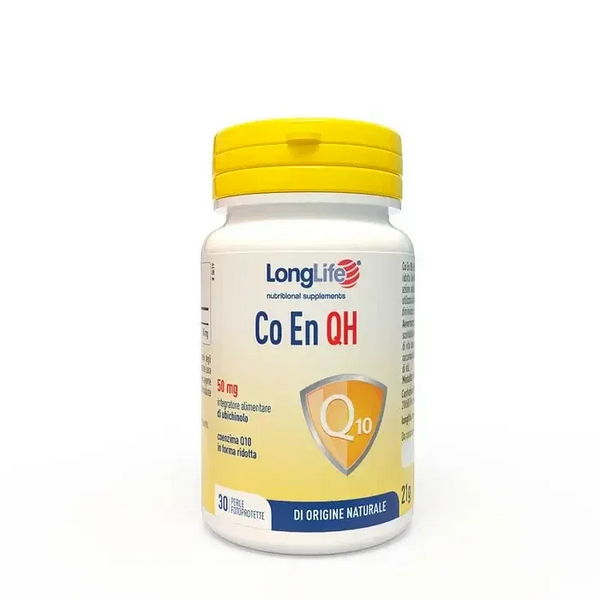 Coenzima Q10 50mg Integratore Alimentare 30 Perle Vegetariano - Longlife - Immagine 4