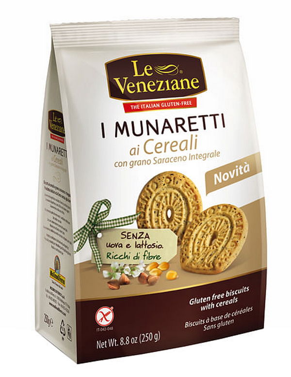 Molino Di Ferro Grano Le Veneziane Munaretti Biscotti Cereali Saraceno Integrale Senza Glutine 250 G - Immagine 5
