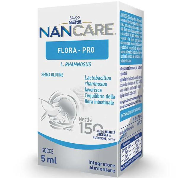 Nestlé Nancare Flora-Pro 5 Ml Gocce Per Flora Intestinale