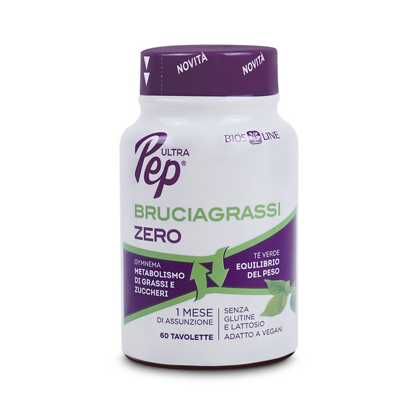Ultra Pep Bios Line Bruciagrassi Zero Integratore Per Controllo Del Peso Senza Iodio 60 Tavolette - Immagine 6
