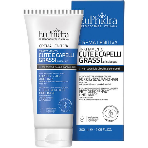 Euphidra Donna Crema Lenitiva Cute E Capelli Grassi 200Ml - Immagine 5