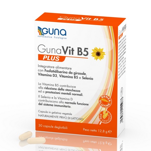 Guna Gunavit B5 Plus 30 Capsule - Integratore Per La Stanchezza - Immagine 5
