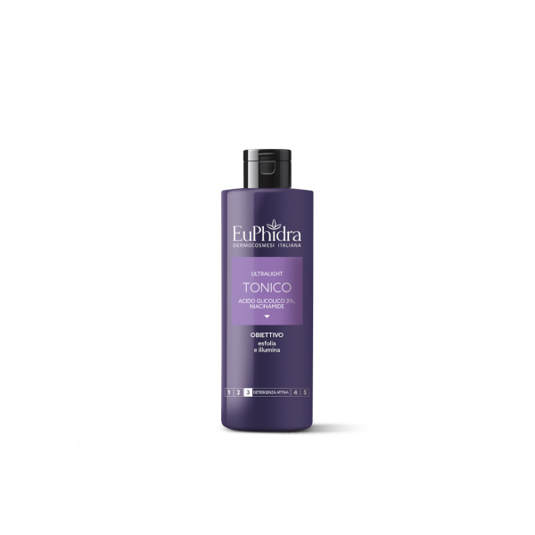 Zeta Farmaceutici Scure Euphidra Ultralight Tonico Acido Glicolico 200 Ml - Immagine 3