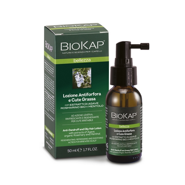 BIOS LINE BioKap Bellezza - Lozione Antiforfora e Cute Grassa 50 ml - Immagine 4
