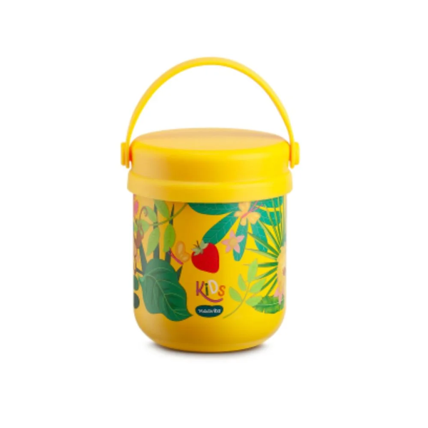 Neavita Kids – Thermos Portamerenda Giallo A Chiusura Ermetica