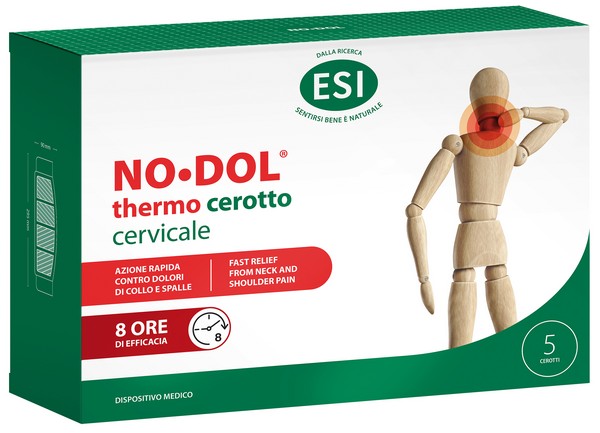 Esi No Dol Thermo Cerotto Cervicale Contro Dolori Spalle E Collo 5 Pezzi - Immagine 4