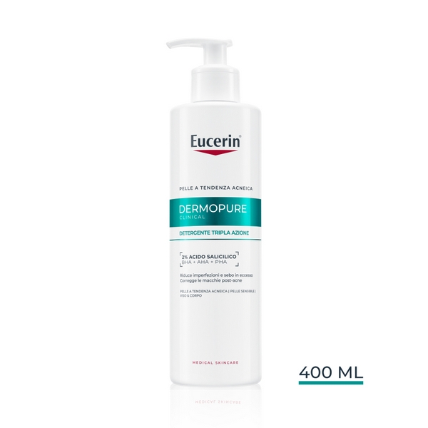 Eucerin Daily Care Detergente Tripla Azione 400 Ml