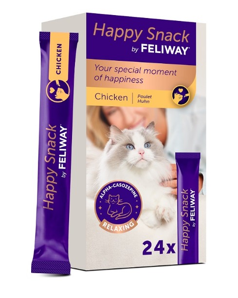 Feliway Happy Snack 24 Stick al Pollo - 360 g - KIT 24x - Immagine 6