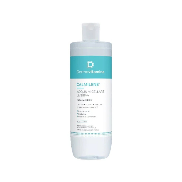 Dermovitamina Unisex Cobalto Calmilene Acqua Micellare Lenitiva 500Ml - Acqua Detergente Viso - Immagine 2