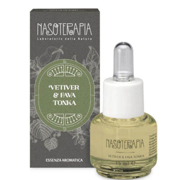 Essenza Aromatica Vetiver E Fava Tonka Di Nasoterapia
