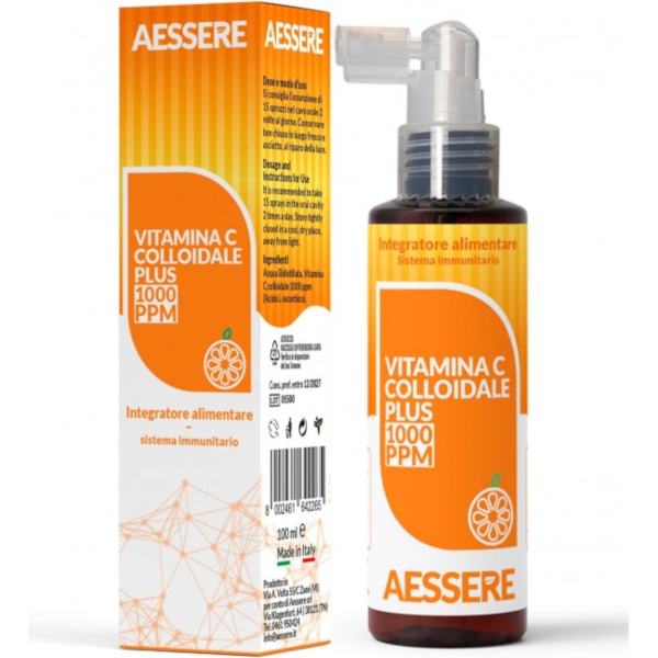Aessere Vitamina C Colloidale Plus Spray 100ml