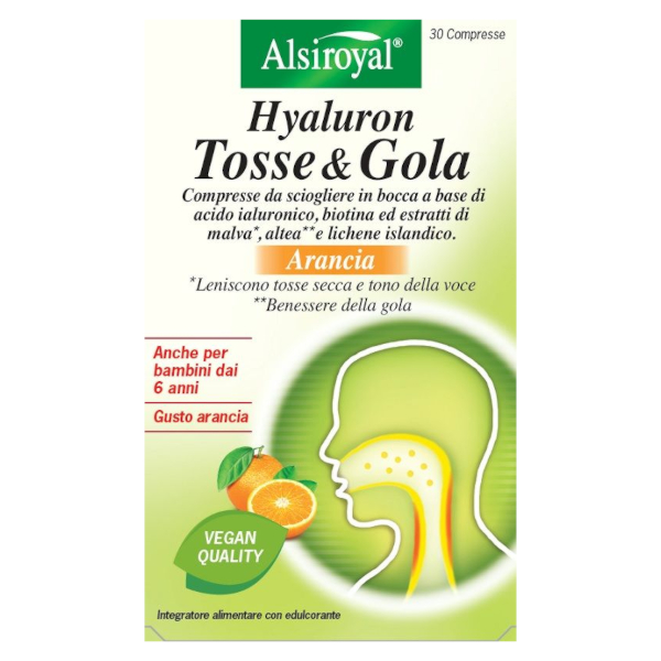 Dott. C. Cagnola Malva Integratore Hyaluron Tosse&Gola Ara Per La Gola, 30 Compresse - Immagine 7