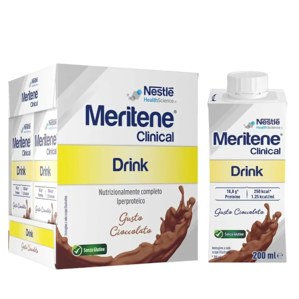 Nestlé Meritene Clinical Cioccolato Alimento Iperproteico 4 Bottiglie da 200 ml - Nestlé - Immagine 4