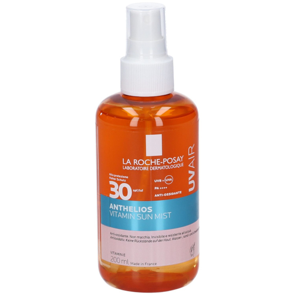 La Roche Posay-Phas (L'oreal) La Roche-Posay Anthelios Uv Air Vitamin Sun Mist Spf30 200 Ml - Immagine 4
