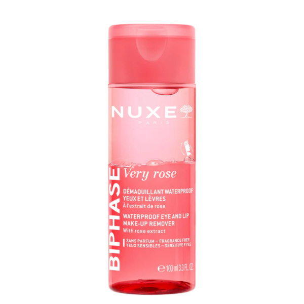 NUXE Very Rose - Struccante Occhi e Labbra Bifasico Waterproof Lenitivo 100 ml - Immagine 4