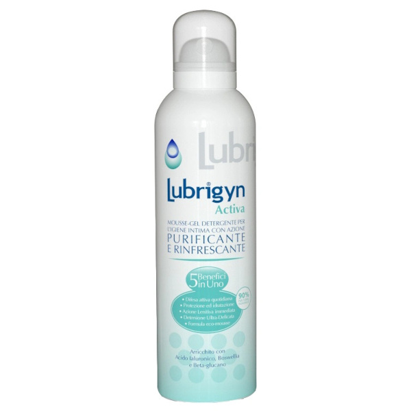 Lubrigyn Attiva Mousse Gel Intimo Detergente Purificante Rinfrescante 150ml - Immagine 4