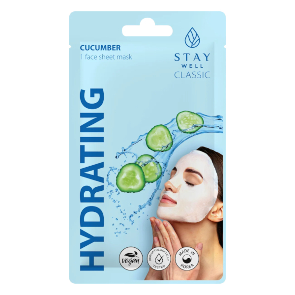 Stay Well Classic Maschera Viso Al Cetriolo