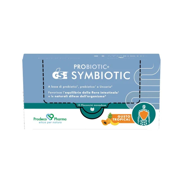 PROBIOTIC+ GSE Symbiotic Integratore Probiotici e Prebiotici Flora Intestinale Senza Glutine e Lattosio 15 Flaconcini - GSE - Immagine 3