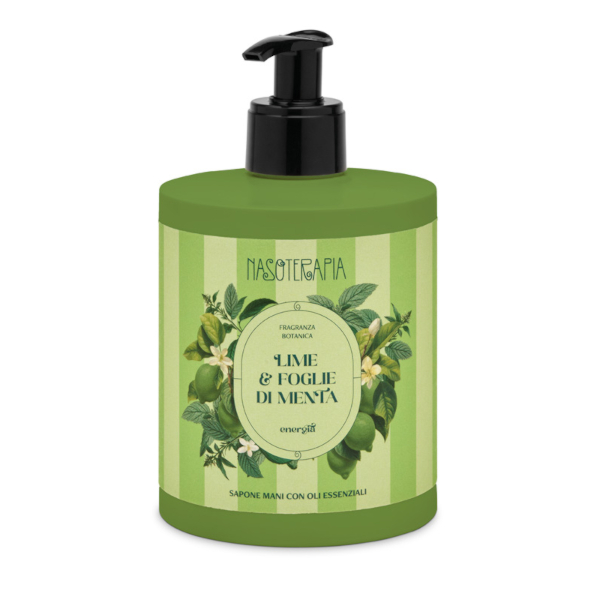 Nasoterapia Sapone Mani Lime E Foglie Di Menta Da 500ml