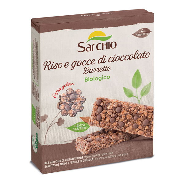 Sarchio Barrette Di Riso E Gocce Cioccolato Senza Glutine - 80 G - Immagine 3