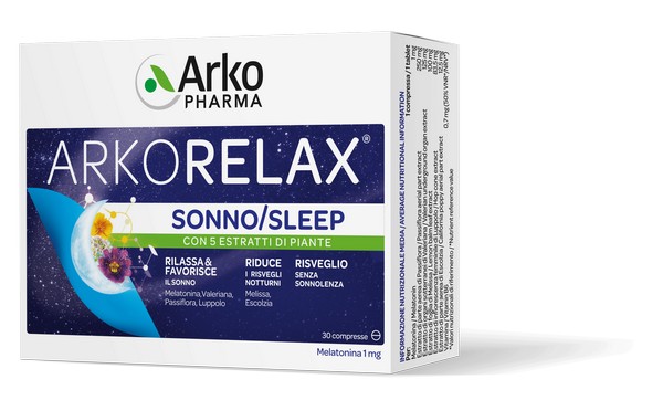Arkorelax Sonno a base di melatonina per dormire 30cpr - Immagine 5